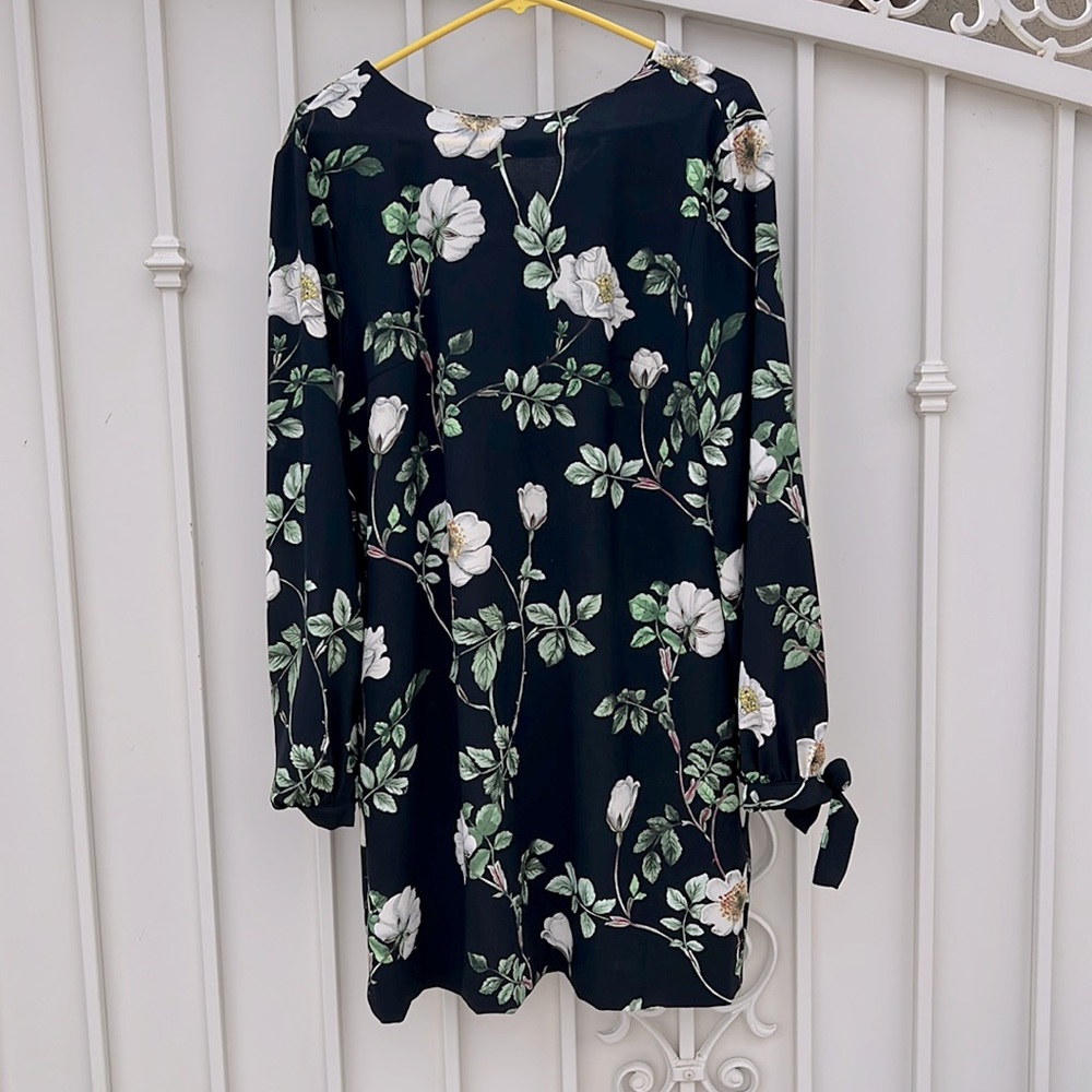 Long sleeve floral dress